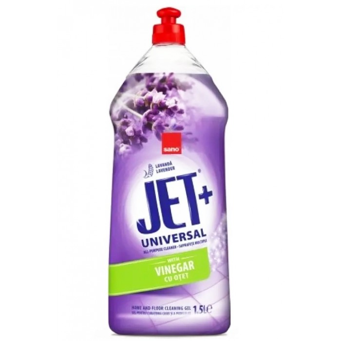 Универсальный гель для чистки Sano JET+ с уксусом, 1.5 л - 